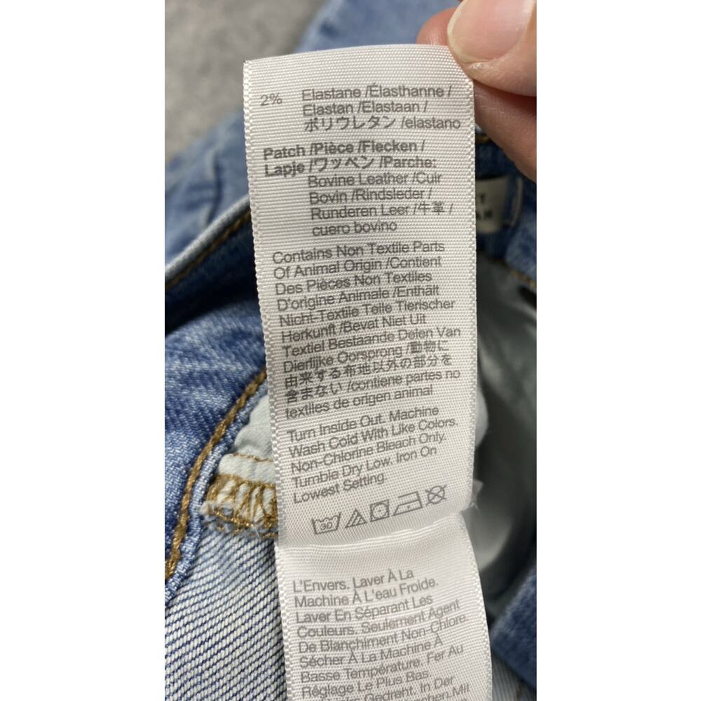Madewell Jeans Womens 29 Blue The Perfect Vintage Jean Raw Hem - Picture 9 of 14